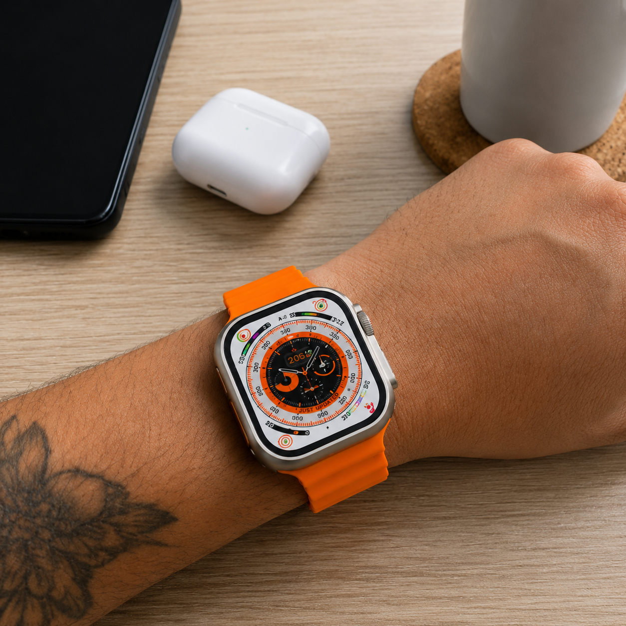 Combo 4 En 1 - Smartwatch, audífonos Bluetooth y power bank